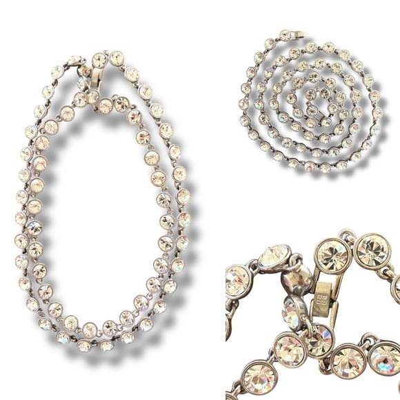 Givenchy Jewelry - Givenchy Vintage Crystal Necklace - 36”